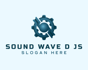 Industrial Gear Cog logo design