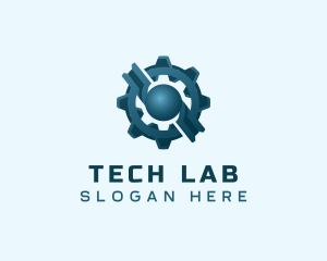 Industrial Gear Cog logo design