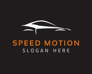 Orange Car Racing logo design