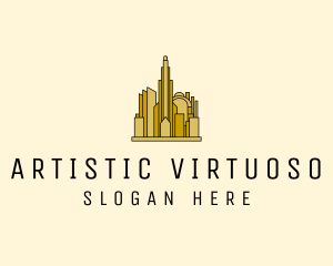 Gold City Property  logo design