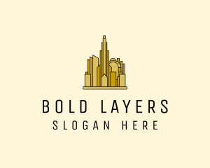 Gold City Property  logo design