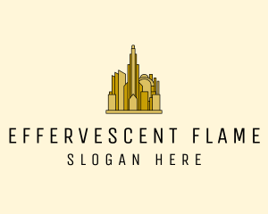 Gold City Property  logo design