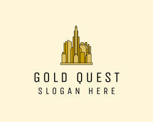 Gold City Property  logo design