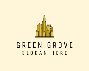 Gold City Property  logo design