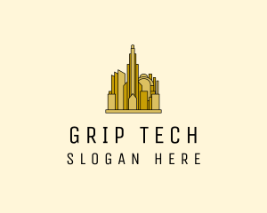 Gold City Property  logo design