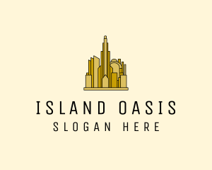 Gold City Property  logo design