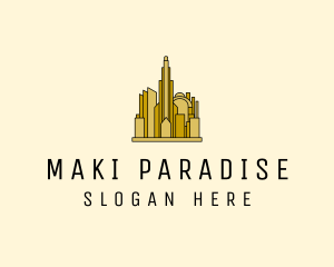 Gold City Property  logo design