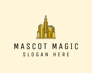 Gold City Property  logo design