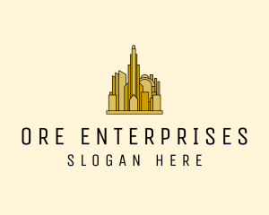 Gold City Property  logo design