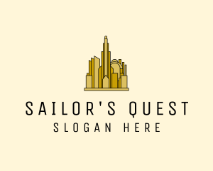 Gold City Property  logo design