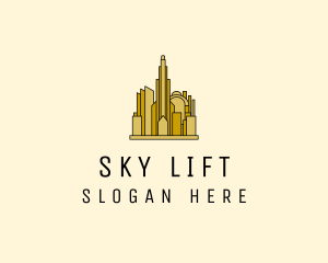 Gold City Property  logo design