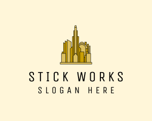 Gold City Property  logo design