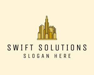 Gold City Property  logo design