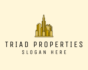 Gold City Property  logo design