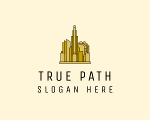 Gold City Property  logo design