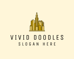 Gold City Property  logo design