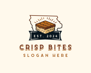 Chocolate Crisp Dessert logo design