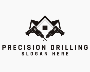 Drill Maintenance Repair logo design