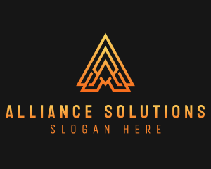 Finance Pyramid Firm logo design