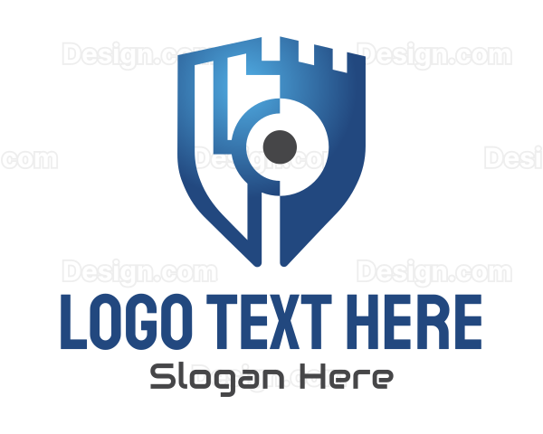 Digital Technology Security Logo