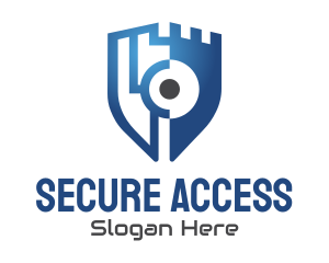 Digital Technology Security logo design