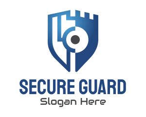 Digital Technology Security logo design