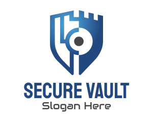 Digital Technology Security logo design