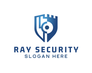 Digital Technology Security logo design