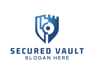 Digital Technology Security logo design