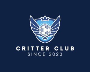 Soccer Club Crest Wings logo design