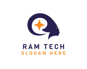 Ram Horn Star logo