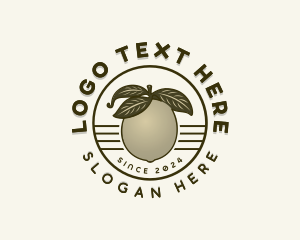 Organic Pear Fruit logo