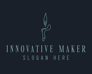 Candle Maker Candlelight logo design