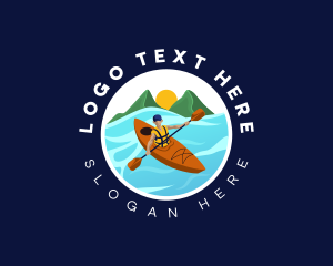 Kayak Paddle Boat logo