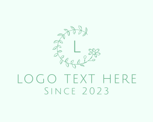 Flower Wreath Wedding Planner logo