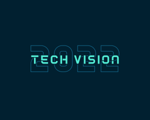 Futuristic Cyber Technology logo design