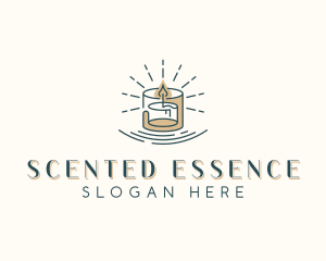 Spa Scented Candle logo design