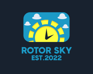 Sunrise Sky Timekeeper  logo design