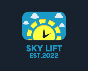 Sunrise Sky Timekeeper  logo design