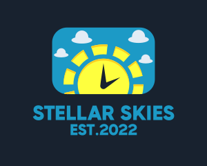 Sunrise Sky Timekeeper  logo design