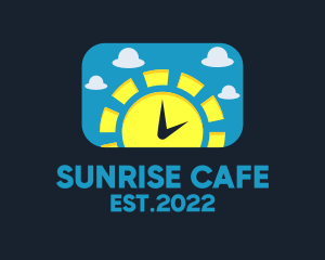 Sunrise Sky Timekeeper  logo design