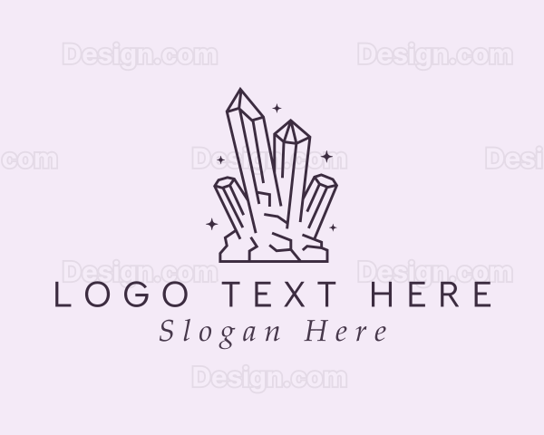 Deluxe Gemstone Crystals Logo