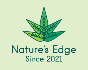 Organic Natural Leaves  logo design