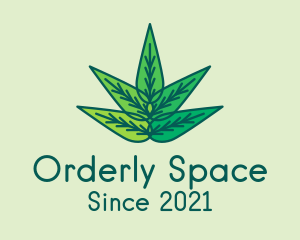 Organic Natural Leaves  logo design