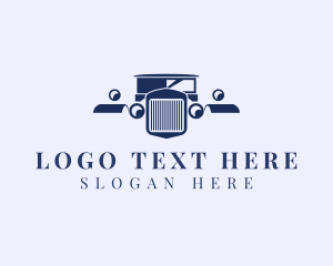 Retro Car Automobile logo