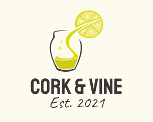 Lemon Fruit Juice  logo design