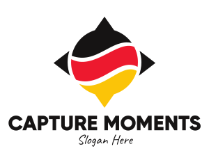 Germany Arrow Compass  logo