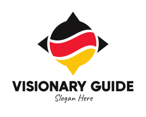 Germany Arrow Compass  logo