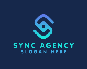 Digital Agency Letter S logo design