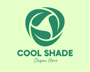 Green Eco Leaves logo design